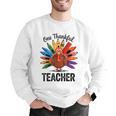 One Thankful Teacher Thanksgiving TurkeyCute Pencil Men Graphic Sweatshirt, funny gift One Thankful Teacher Thanksgiving TurkeyCute Pencil Men Graphic Sweatshirt, funny gift