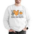 Peace Love Visuals Sped Teacher Pumpkin Skeleton Halloween Men Graphic Sweatshirt, funny gift Peace Love Visuals Sped Teacher Pumpkin Skeleton Halloween Men Graphic Sweatshirt, funny gift
