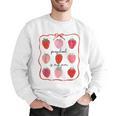 Preschool Is My Jam Strawberry Teacher First Day Of School Men Graphic Sweatshirt, funny gift Preschool Is My Jam Strawberry Teacher First Day Of School Men Graphic Sweatshirt, funny gift