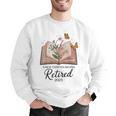 Retired 2025 A New Chapter Begins Retirement Teacher Book Men Graphic Sweatshirt, funny gift Retired 2025 A New Chapter Begins Retirement Teacher Book Men Graphic Sweatshirt, funny gift