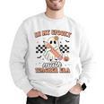 In My Spooky Math Teacher Era Groovy Retro Halloween Costume For Men Women Men Graphic Sweatshirt, Groovy Teacher Sweatshirts, funny gift