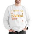I Teach The Cutest Pumpkins In The Patch Shirt Teacher Men Graphic Sweatshirt, funny gift