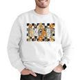 Teacher Appreciation Boho Floral Leopard Checkered Men Graphic Sweatshirt, funny gift Teacher Appreciation Boho Floral Leopard Checkered Men Graphic Sweatshirt, funny gift