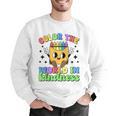 Teacher Back To School Color In Kindness Crayon Pencil Men Graphic Sweatshirt, funny gift Teacher Back To School Color In Kindness Crayon Pencil Men Graphic Sweatshirt, funny gift