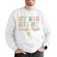 Teacher My Dog Ate My Lesson Plan Teacher Lesson Plan Men Graphic Sweatshirt, funny gift