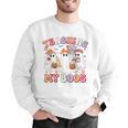 Teaching My Boos Cute Spooky Ghost Teacher Halloween Women Men Graphic Sweatshirt, funny gift