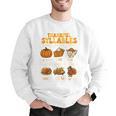 Thankful Syllables Teacher Thanksgiving Educational Kids Men Graphic Sweatshirt, funny gift