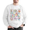 The Tired Teachers Department Retro Groovy Back To School Men Graphic Sweatshirt, funny gift The Tired Teachers Department Retro Groovy Back To School Men Graphic Sweatshirt, funny gift