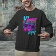 1st Grade Is My Jam Vintage 80s 80's Teacher Student Retro Men Graphic Sweatshirt, gift for family, gift for coworker