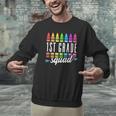 1st Grade Squad Back To School First Grade Teacher Boy Girl Men Graphic Sweatshirt, First Grade Teacher Sweatshirts, gift for family, gift for coworker