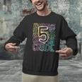 5th Grade Typography Team Fifth Grade Teacher Back To School Men Graphic Sweatshirt, gift for family, gift for coworker