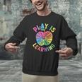 Apple Retro Play Is Learning Kindergarten Teacher Daycare Men Graphic Sweatshirt, gift for family, gift for coworker