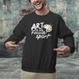 Art Is My Favorite Sport Artist Art Lover Teacher Men Graphic Sweatshirt, gift for family, gift for coworker