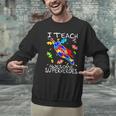 Autism Awareness Teacher I Teach Awesome Superheroes Men Graphic Sweatshirt, gift for family, gift for coworker Autism Awareness Teacher I Teach Awesome Superheroes Men Graphic Sweatshirt, gift for family, gift for coworker