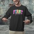 Back To School Neon Checkered First Grade Colorful Teacher Men Graphic Sweatshirt, First Grade Teacher Sweatshirts, gift for family, gift for coworker Back To School Neon Checkered First Grade Colorful Teacher Men Graphic Sweatshirt, First Grade Teacher Sweatshirts, gift for family, gift for coworker