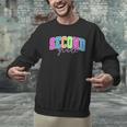 Back To School Neon Checkered Second Grade Colorful Teacher Men Graphic Sweatshirt, gift for family, gift for coworker Back To School Neon Checkered Second Grade Colorful Teacher Men Graphic Sweatshirt, gift for family, gift for coworker