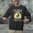 My Broom Broke So Now I Teach Math Teacher Halloween Costume For Men Women Men Graphic Sweatshirt, gift for family, gift for coworker My Broom Broke So Now I Teach Math Teacher Halloween Costume For Men Women Men Graphic Sweatshirt, gift for family, gift for coworker