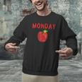 Caterpillar Friday Fruit Kindergarten Teacher Men Women Kids Men Graphic Sweatshirt, gift for family, gift for coworker Caterpillar Friday Fruit Kindergarten Teacher Men Women Kids Men Graphic Sweatshirt, gift for family, gift for coworker