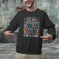 Childcare Teacher Negotiate With Toddlers Daycare Provider Men Graphic Sweatshirt, gift for family, gift for coworker