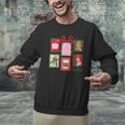 Christmas Teacher Stamps Men Graphic Sweatshirt, gift for family, gift for coworker