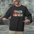 Color Special Education Squad Groovy Dream Team SPED Teacher Men Graphic Sweatshirt, Groovy Teacher Sweatshirts, gift for family, gift for coworker Color Special Education Squad Groovy Dream Team SPED Teacher Men Graphic Sweatshirt, Groovy Teacher Sweatshirts, gift for family, gift for coworker