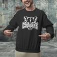 Cougars Teacher Student School Sports Fan Team Spirit Men Graphic Sweatshirt, gift for family, gift for coworker