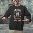 Creepin It Real With My 2nd Grade Monsters Halloween Teacher For Men Women Kids Men Graphic Sweatshirt, 2nd Grade Teacher Sweatshirts, gift for family, gift for coworker Creepin It Real With My 2nd Grade Monsters Halloween Teacher For Men Women Kids Men Graphic Sweatshirt, 2nd Grade Teacher Sweatshirts, gift for family, gift for coworker
