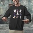 Cute Ghost Cat Playing Musical Halloween Music Teacher Men Graphic Sweatshirt, gift for family, gift for coworker Cute Ghost Cat Playing Musical Halloween Music Teacher Men Graphic Sweatshirt, gift for family, gift for coworker