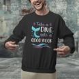 Cute Mermaid Librarian Teacher Dive Into A Good Book Reading Men Graphic Sweatshirt, gift for family, gift for coworker Cute Mermaid Librarian Teacher Dive Into A Good Book Reading Men Graphic Sweatshirt, gift for family, gift for coworker