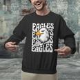 Eagles School Sports Fan Team Spirit Teacher Parent Student Men Graphic Sweatshirt, gift for family, gift for coworker