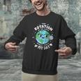 Earth Day Rotation Of The Earth Makes My Day Science Teacher Men Graphic Sweatshirt, Science Teacher Sweatshirts, gift for family, gift for coworker