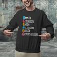 Educar Bilingual Spanish Teacher Men Graphic Sweatshirt, gift for family, gift for coworker
