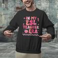 In My Esl Teacher Era Back To School ESL Teacher Groovy Men Graphic Sweatshirt, Esl Teacher Sweatshirts, Groovy Teacher Sweatshirts, gift for family, gift for coworker