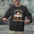 Exhausted Daycare Teacher Is My Costume Halloween Ghost Fun For Men Women Men Graphic Sweatshirt, gift for family, gift for coworker Exhausted Daycare Teacher Is My Costume Halloween Ghost Fun For Men Women Men Graphic Sweatshirt, gift for family, gift for coworker