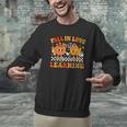 Fall In Love With Learning Autumn Pumpkin Fall Teacher Kids Men Graphic Sweatshirt, gift for family, gift for coworker Fall In Love With Learning Autumn Pumpkin Fall Teacher Kids Men Graphic Sweatshirt, gift for family, gift for coworker