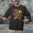 Lets Fall In Love With PE Teacher Thanksgiving Men Graphic Sweatshirt, Pe Teacher Sweatshirts, gift for family, gift for coworker