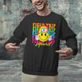 Field Trip Squad Groovy Field Day Smile Face Teacher Tie Dye Men Graphic Sweatshirt, Groovy Teacher Sweatshirts, gift for family, gift for coworker Field Trip Squad Groovy Field Day Smile Face Teacher Tie Dye Men Graphic Sweatshirt, Groovy Teacher Sweatshirts, gift for family, gift for coworker