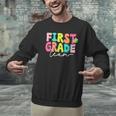 First Grade Team Teacher Back To School 1st Grade Squad Kids Men Graphic Sweatshirt, First Grade Teacher Sweatshirts, gift for family, gift for coworker