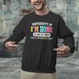 Fun University Of I'm Done Class Of 2025 Teacher Retirement Men Graphic Sweatshirt, gift for family, gift for coworker