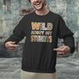 Fun Zoo Animal Print Teacher Shirts Wild About My Students Men Graphic Sweatshirt, gift for family, gift for coworker Fun Zoo Animal Print Teacher Shirts Wild About My Students Men Graphic Sweatshirt, gift for family, gift for coworker