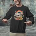 Future Teacher Kids Youth Girls Rainbow Pre-k Kindergarten Men Graphic Sweatshirt, Future Teacher Sweatshirts, gift for family, gift for coworker Future Teacher Kids Youth Girls Rainbow Pre-k Kindergarten Men Graphic Sweatshirt, Future Teacher Sweatshirts, gift for family, gift for coworker