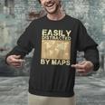 Geography Teacher Easily Distracted By Maps Men Graphic Sweatshirt, gift for family, gift for coworker Geography Teacher Easily Distracted By Maps Men Graphic Sweatshirt, gift for family, gift for coworker