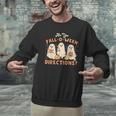 Ghost Are You Fall-O-Ween Directions Teacher Halloween Men Graphic Sweatshirt, gift for family, gift for coworker