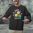 Groovy Happy To See Your Face Teacher School Appreciation Men Graphic Sweatshirt, Groovy Teacher Sweatshirts, gift for family, gift for coworker