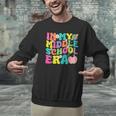 Groovy In My Middle School Era Back To School Teacher Men Graphic Sweatshirt, Groovy Teacher Sweatshirts, gift for family, gift for coworker Groovy In My Middle School Era Back To School Teacher Men Graphic Sweatshirt, Groovy Teacher Sweatshirts, gift for family, gift for coworker