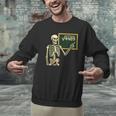 Halloween Skeleton 67 Meme Square Root 4489 Math Teacher Men Graphic Sweatshirt, gift for family, gift for coworker