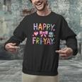 Happy Fri-Yay Teacher Fry Yay Friday Weekend Cute Fri-Yay Men Graphic Sweatshirt, gift for family, gift for coworker Happy Fri-Yay Teacher Fry Yay Friday Weekend Cute Fri-Yay Men Graphic Sweatshirt, gift for family, gift for coworker