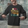 I’m Bilingual I Haha And Jaja Spanish Teacher Bilingual For Men Women Girls Kids Men Graphic Sweatshirt, gift for family, gift for coworker I’m Bilingual I Haha And Jaja Spanish Teacher Bilingual For Men Women Girls Kids Men Graphic Sweatshirt, gift for family, gift for coworker