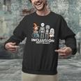 Inclusion Isn't Scary SLP Halloween Costume Sped Teacher Men Graphic Sweatshirt, gift for family, gift for coworker Inclusion Isn't Scary SLP Halloween Costume Sped Teacher Men Graphic Sweatshirt, gift for family, gift for coworker