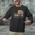 It's A Beautiful Day To Learn Cute Rainbow Boho Teacher Men Graphic Sweatshirt, gift for family, gift for coworker